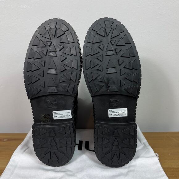 Schutz Amirah Boots in Black Leather Women's Size 9.5 - Picture 9 of 10